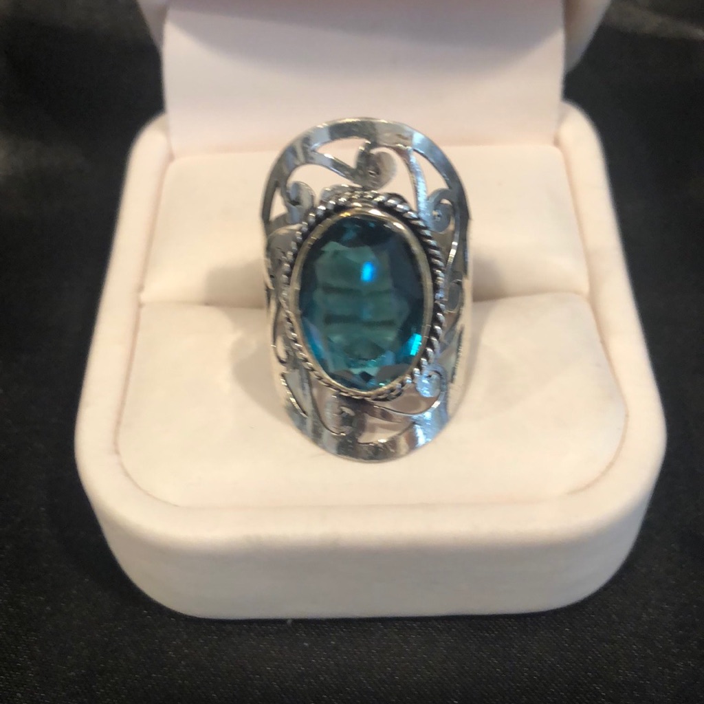 Teal Stone Ring